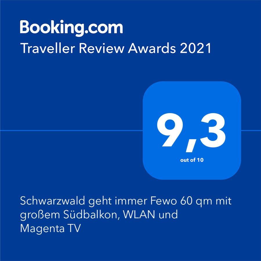 Schwarzwald Geht Immer Fewo 60 Qm Mit Grossem Suedbalkon, Wlan Und Magenta Tv Schönwalde Exteriör bild